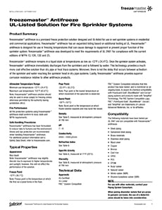freezemaster Antifreeze Installation Guide