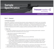 Sample Spec
